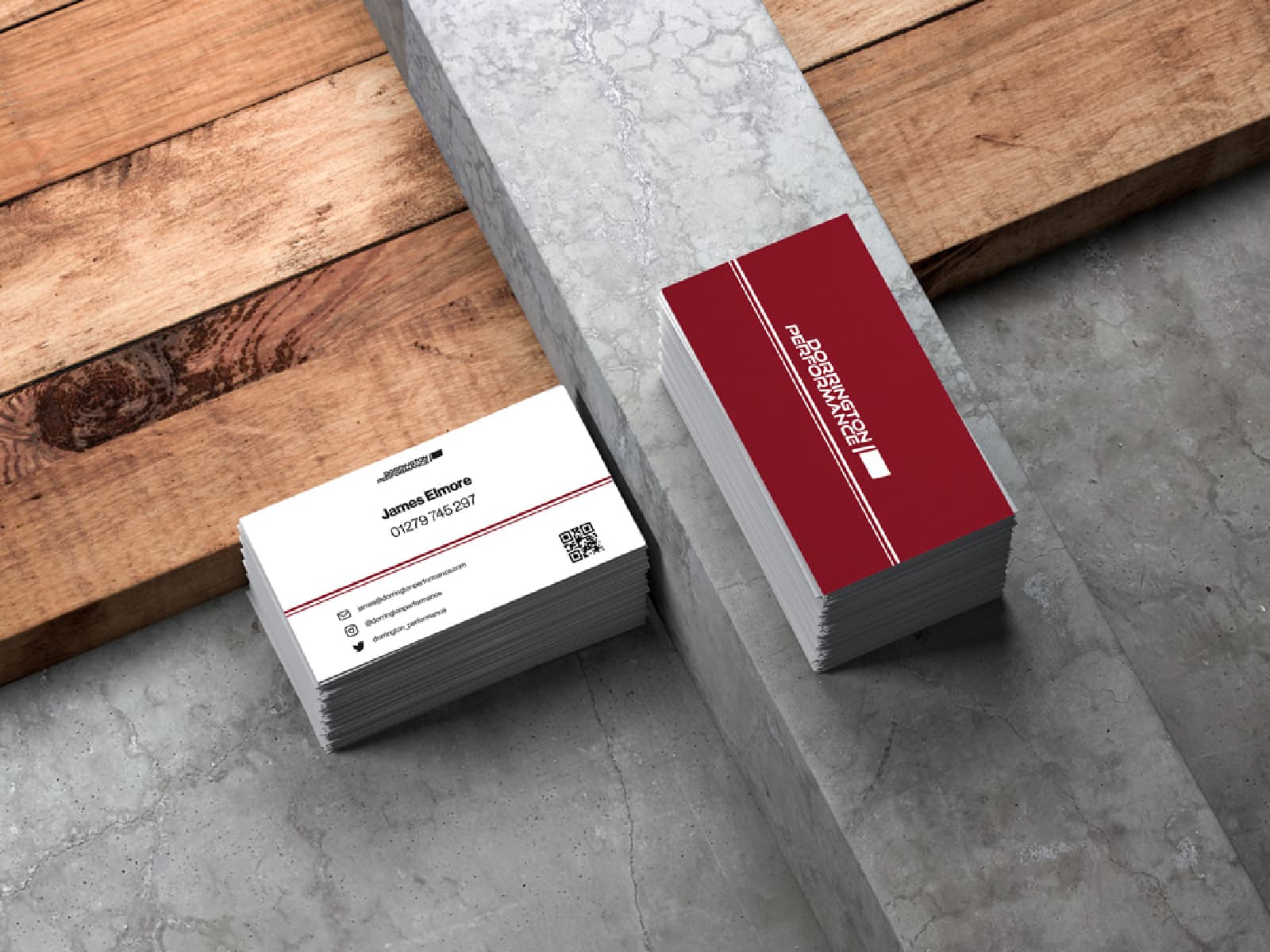 Dorrington Performance business cards