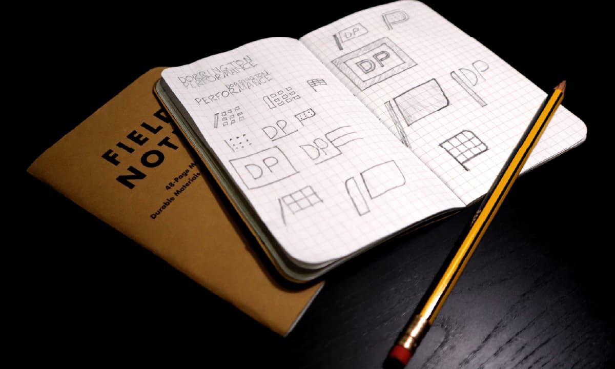 Dorrington Performance logo sketches