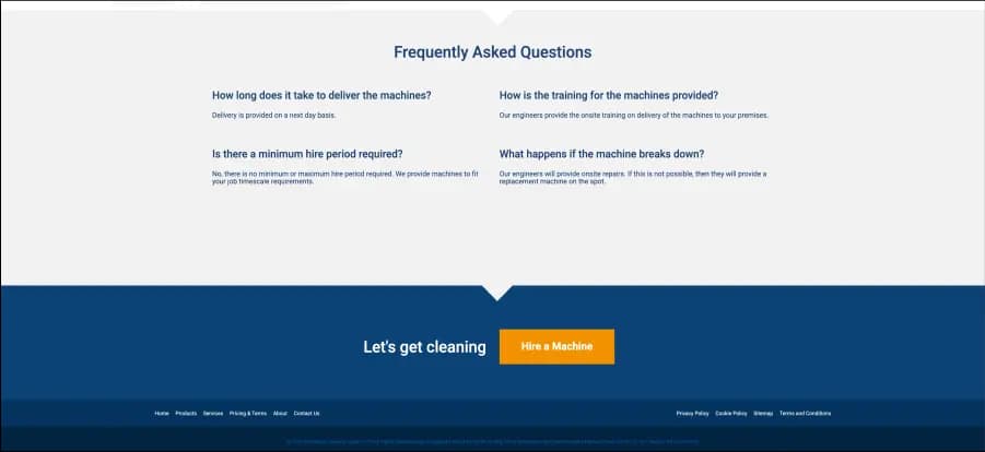 WCS FAQ section