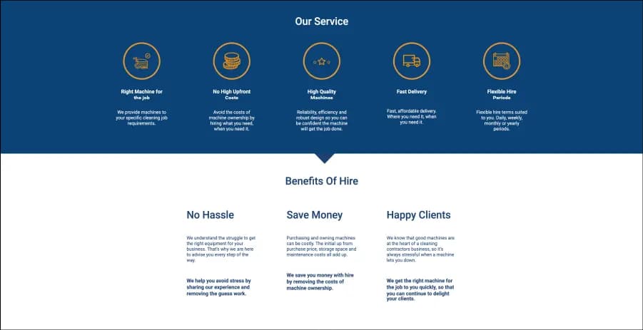 WCS services section
